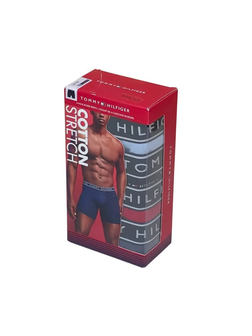 Tommy Hilfiger Size M Cotton Stretch Boxer Briefs 4-Pack Contour Pouch